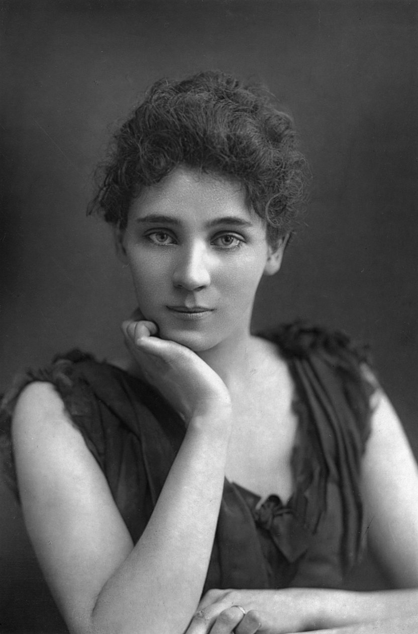 إليزابيث روبينز 1862-1952 ، الممثلة الأمريكية والكاتب المسرحي والروائي والاقتراع ، 1893. بواسطة وليام ودانيال داوني