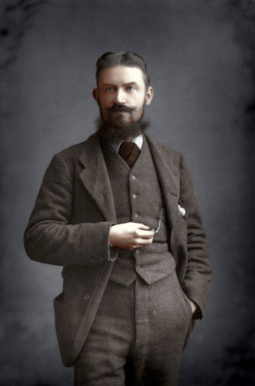 جورج برنارد شو ، مسرحي وناقد إيرلندي وفابيان ، 1893. بواسطة وليام ودانيال داوني