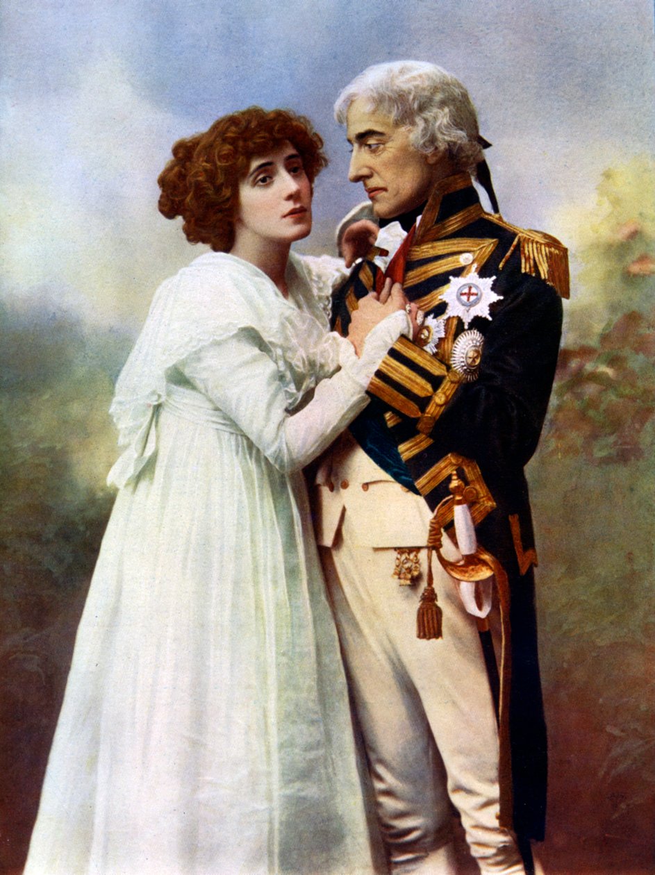 جونستون فوربس روبرتسون 1853-1937 والسيدة باتريك كامبل 1865-1940 ، 1899-1900. بواسطة وليام ودانيال داوني