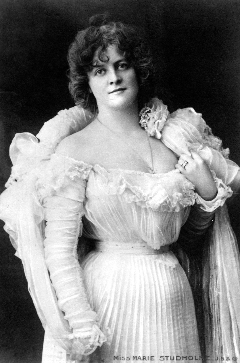 ماري ستودهولمي 1875-1930 ، الممثلة الإنجليزية ، 1900. بواسطة وليام ودانيال داوني