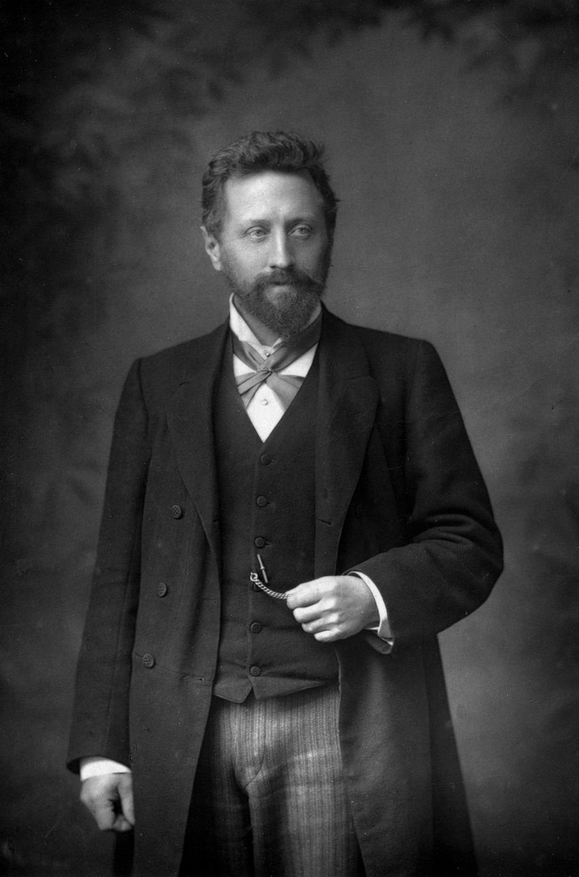 البروفيسور ويليام إدوارد آيرتون 1847-1908 ، الفيزيائي البريطاني والمهندس الكهربائي ، 1893. بواسطة وليام ودانيال داوني