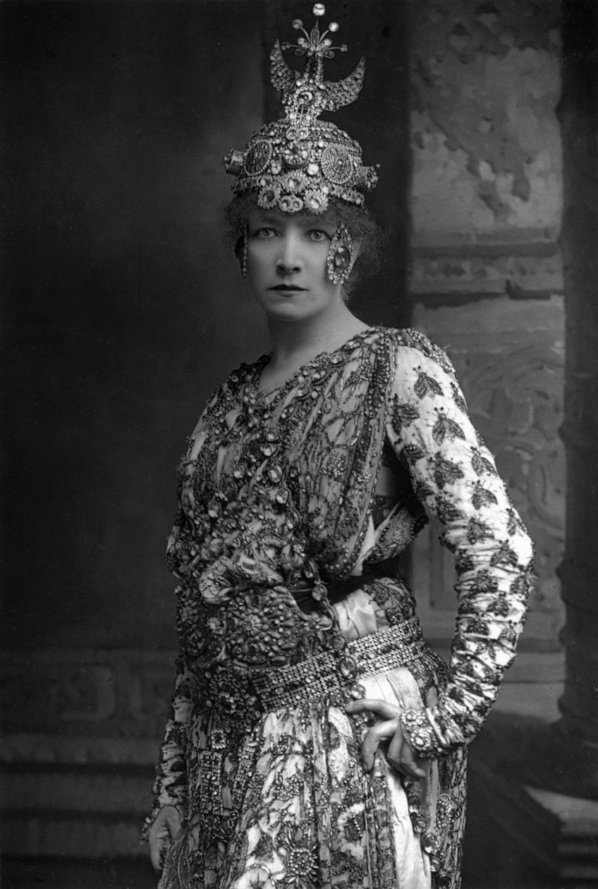 سارة برنهاردت 1844-1923 ، ممثلة المرحلة الفرنسية ، 1890. بواسطة وليام ودانيال داوني