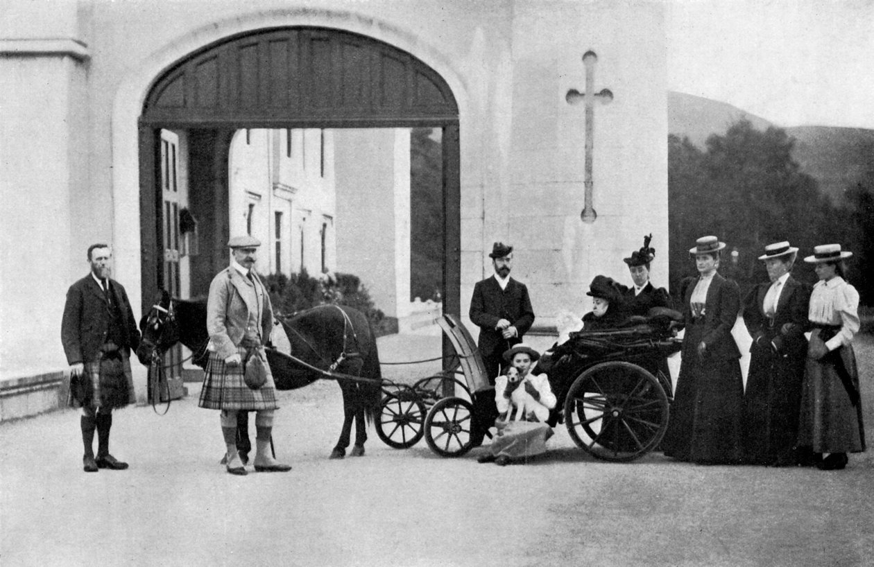 زيارة القيصر إلى بالمورال 1896. بواسطة وليام ودانيال داوني