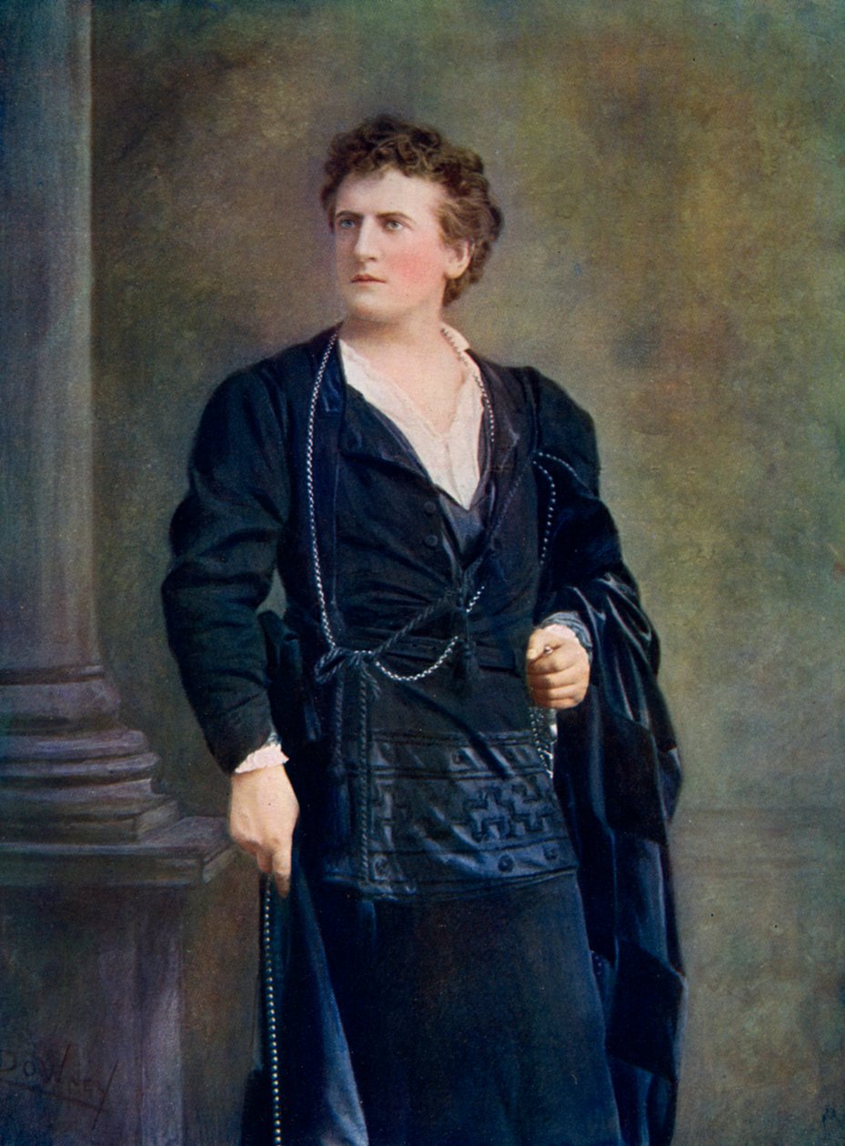 ويلسون باريت 1846-1904 ، ممثل إنجليزي ، مدير مسرحي ، وكاتب مسرحي ، 1899-1900. بواسطة وليام ودانيال داوني