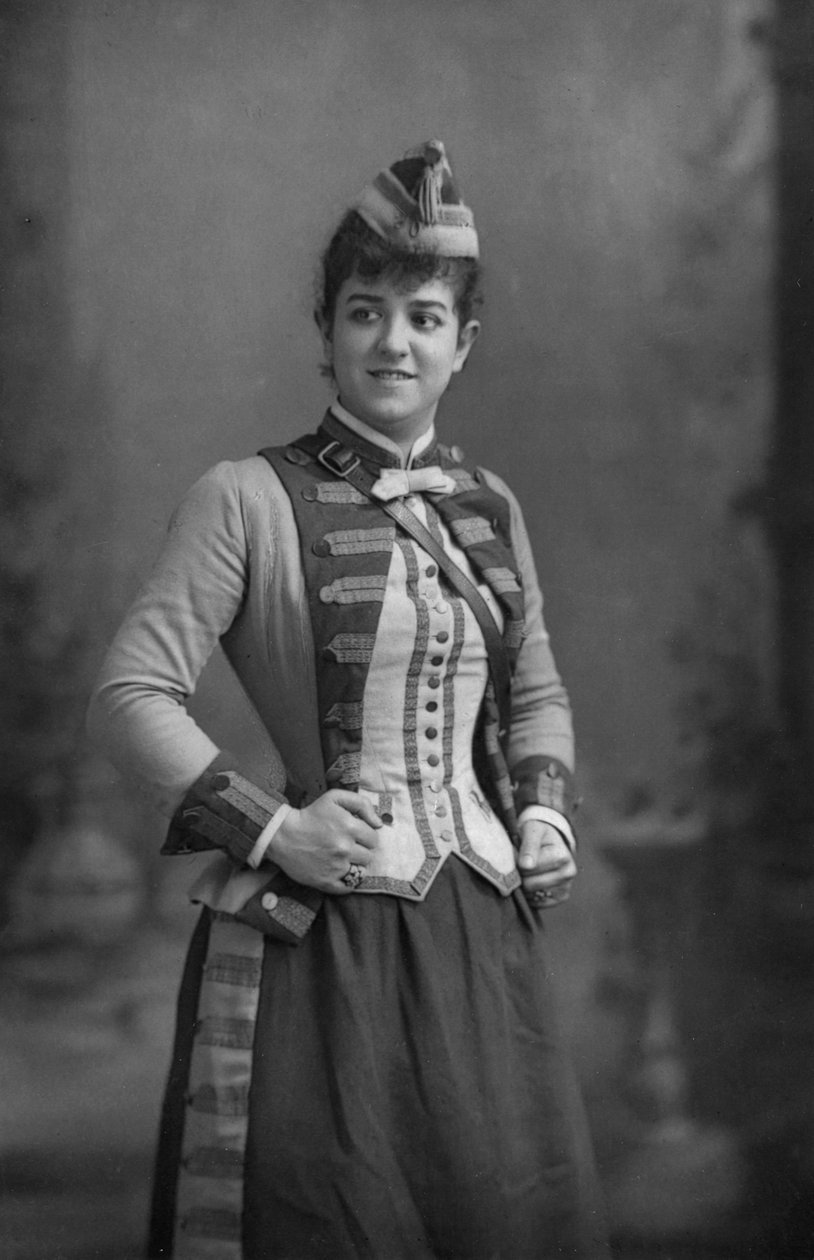Zelie de Lussan 1861-1949 ، American mezzo-soprano ، 1893. بواسطة وليام ودانيال داوني