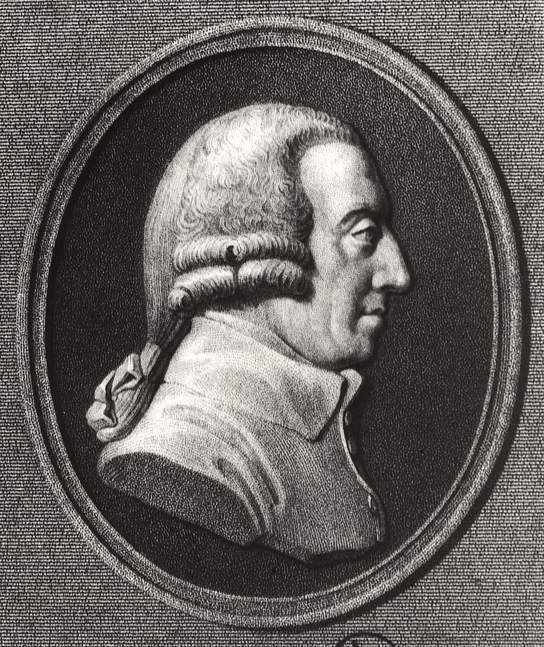 صورة من ميدالية آدم سميث (1723-1790) بواسطة ويليام الأصغر هول