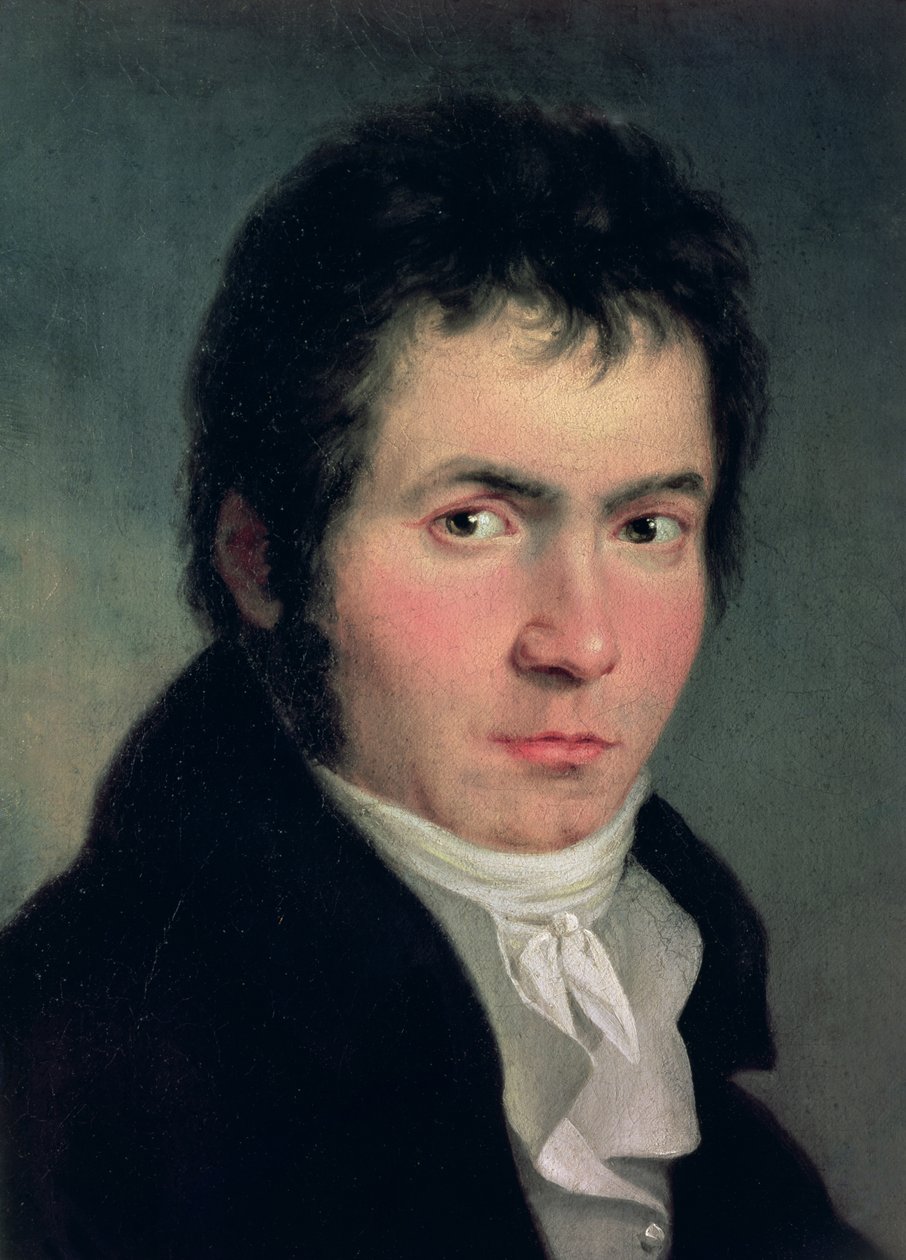 لودفيج فان بيتهوفن (1770-1827) ، 1804 (تفاصيل 13986) بواسطة ويليبرورد جوزيف ماهلر أو مايلر