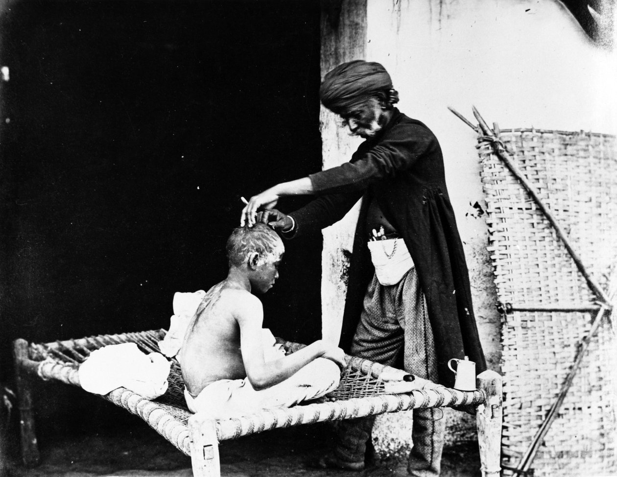 الحلاق ، c.1870s بواسطة ويلوبي والاس هوبر