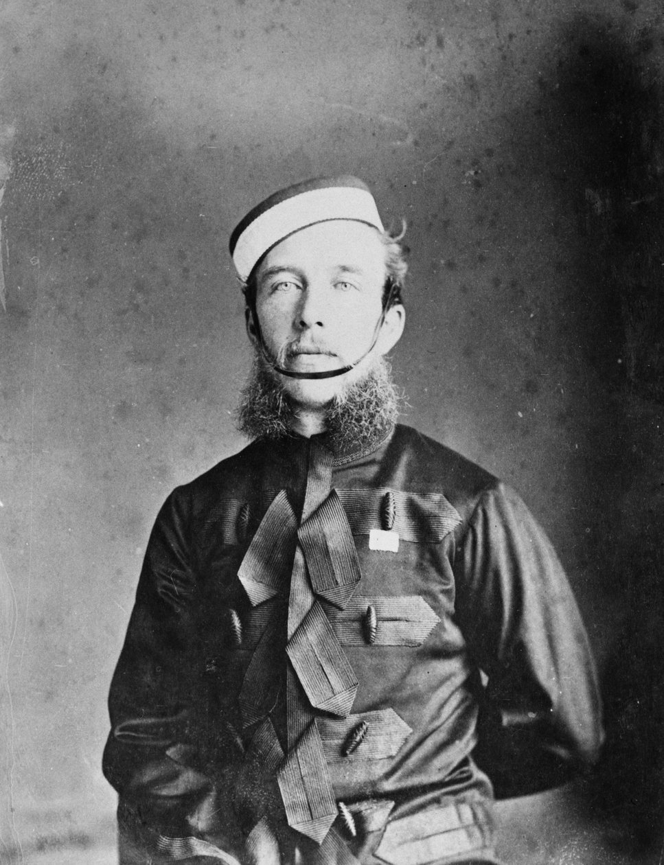 النقيب Willoughby W. Hooper في زي Madras Cavalry Uniform ، c.1870s بواسطة ويلوبي والاس هوبر