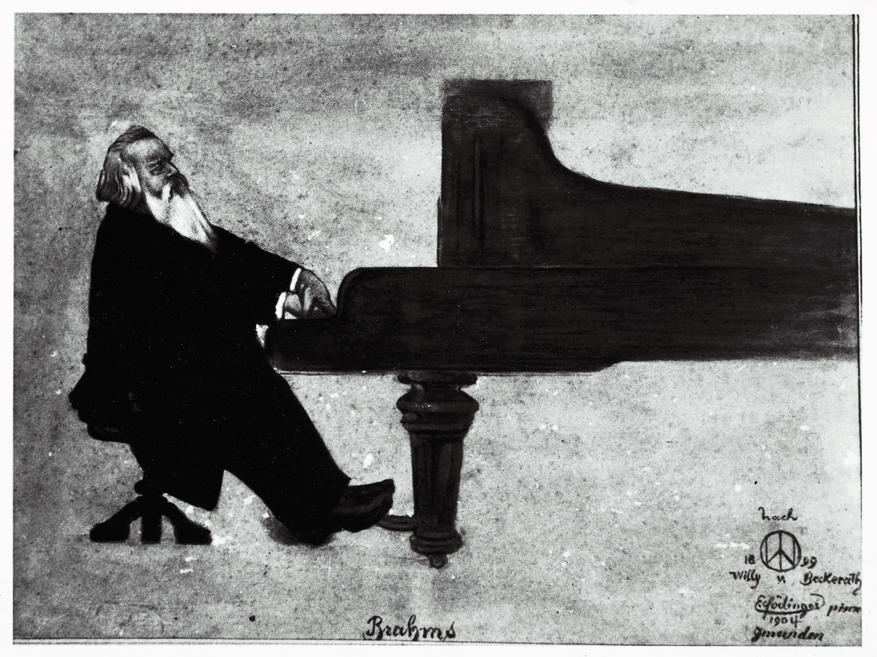 The German composer Johannes Brahms (Hamburg بواسطة ويلي فون بيكيراث