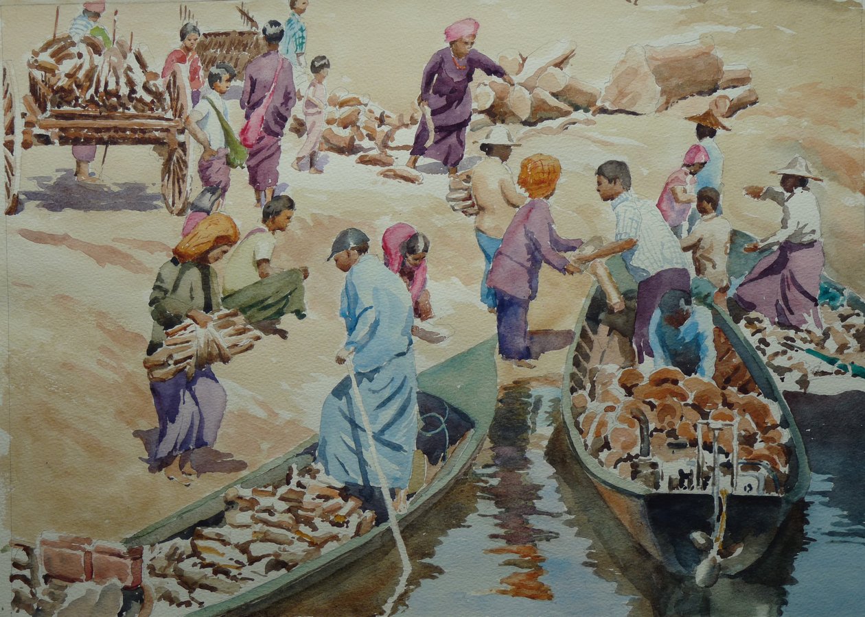 907 تحميل ، سوق Thaung Tho بواسطة ويلسون كلايف