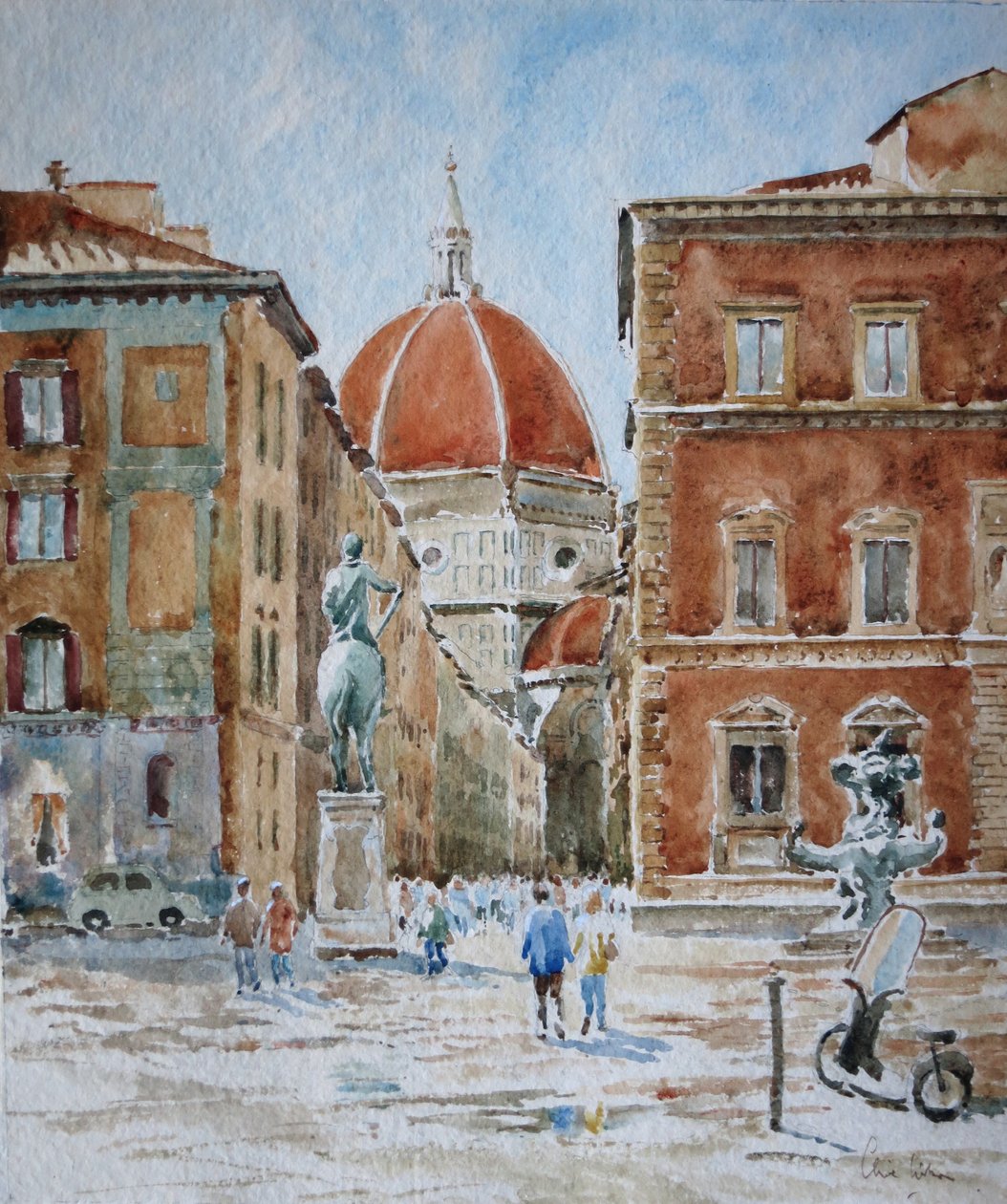 951 Piazza SS Annunziata ، بعد انفجار السحب بواسطة ويلسون كلايف