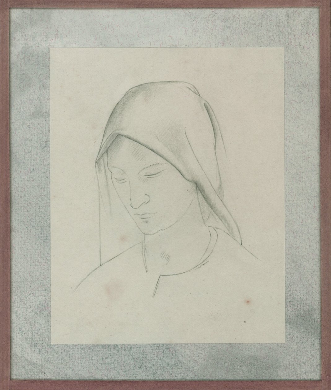 دراسة لمذبح سانت مارتن ، حوالي عام 1928 (قلم رصاص على ورق) بواسطة فرسان وينيفريد
