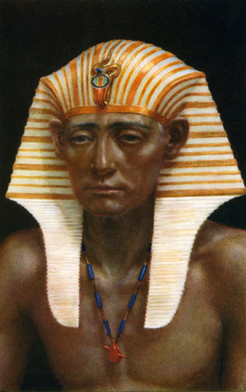 أمنمحات الثالث ، فرعون مصر القديم من الأسرة الثانية عشرة ، القرن التاسع عشر قبل الميلاد 1926. بواسطة وينيفريد مابل برونتون