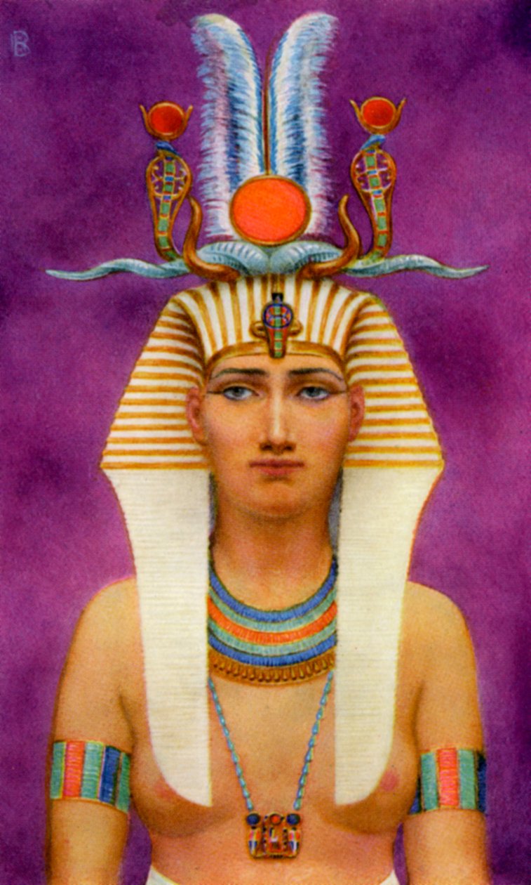 حتشبسوت ، ملكة مصرية قديمة من الأسرة الثامنة عشر ، القرن الخامس عشر قبل الميلاد 1926. بواسطة وينيفريد مابل برونتون