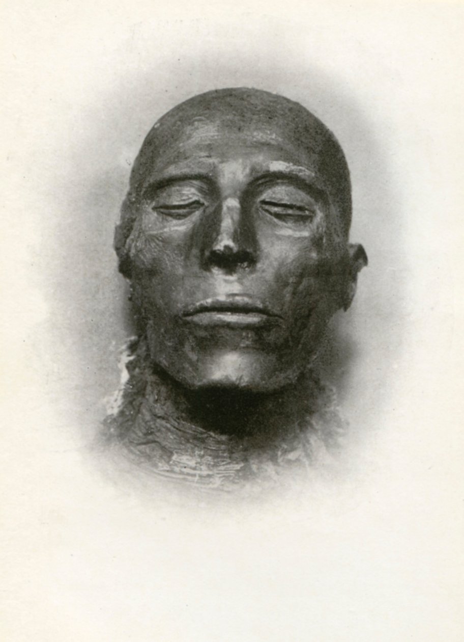 رأس مومياء سيتي الأول ، الفرعون المصري القديم من الأسرة التاسعة عشر ، c1279 قبل الميلاد 1926. بواسطة وينيفريد مابل برونتون