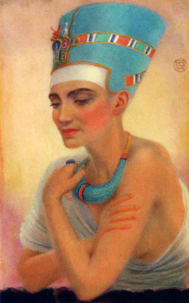 نفرتيتي ، ملكة مصرية قديمة من الأسرة الثامنة عشر ، القرن الرابع عشر قبل الميلاد 1926. بواسطة وينيفريد مابل برونتون