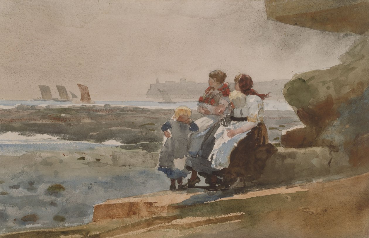 تحت الجرف ، Cullercoats بواسطة وينسلو هومر
