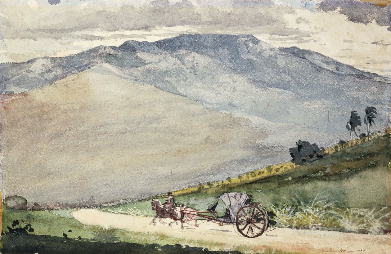 فولانت على طريق الجبل ، كوبا ، 1885 بواسطة وينسلو هومر