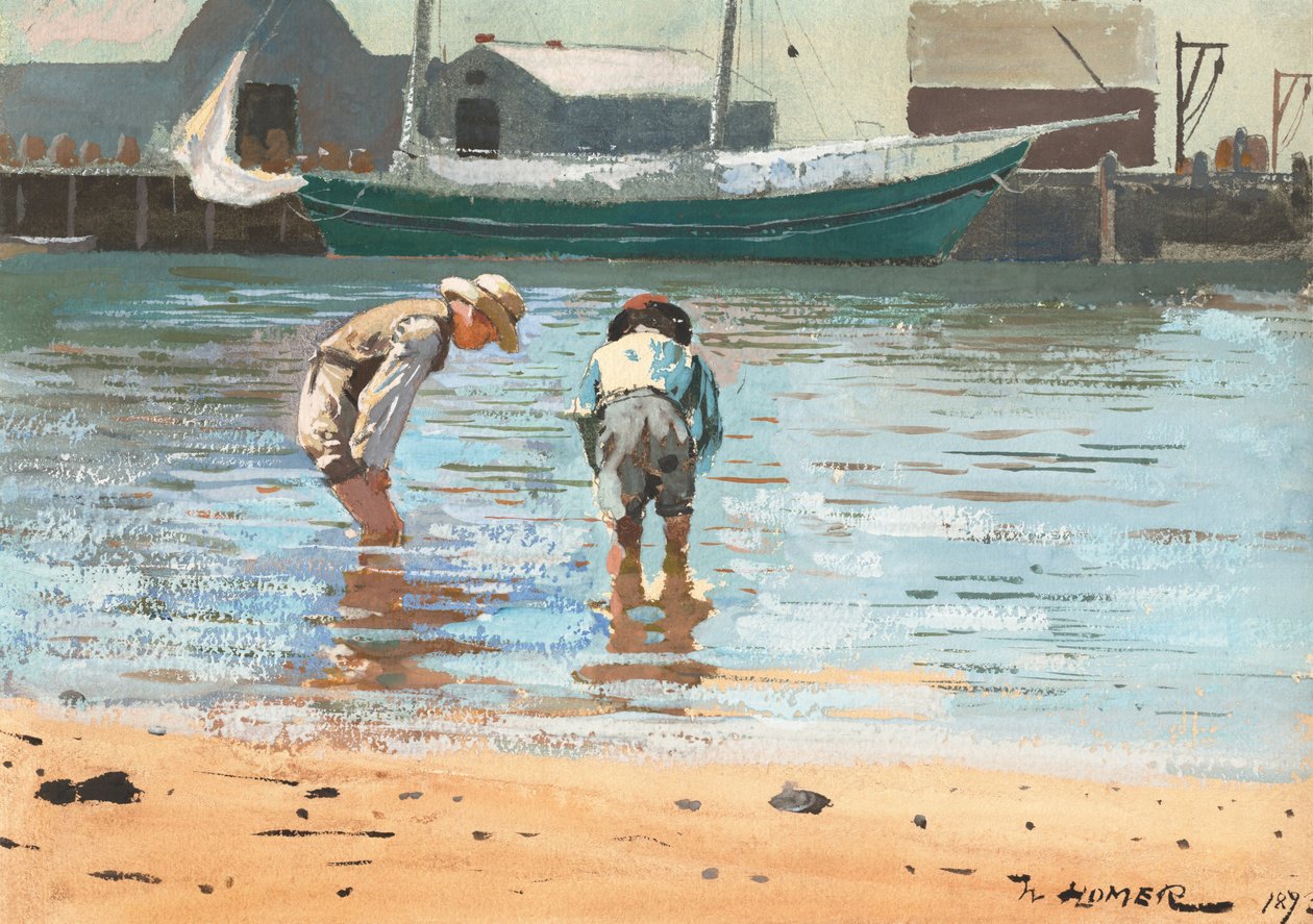 الأولاد الخوض ، 1873. بواسطة وينسلو هومر