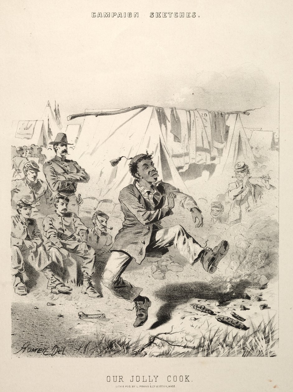 اسكتشات الحملة: كوكبنا جولي ، 1863. بواسطة وينسلو هومر