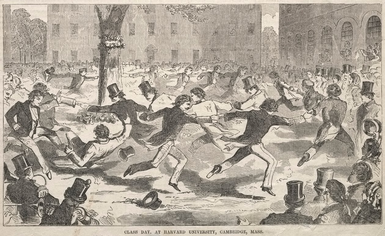 يوم دراسي ، في جامعة هارفارد ، كامبريدج ، ماساتشوستس ، 1858. بواسطة وينسلو هومر