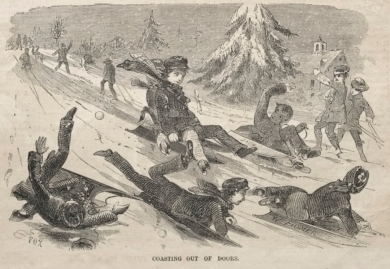 الساحل خارج الأبواب ، 1857. بواسطة وينسلو هومر