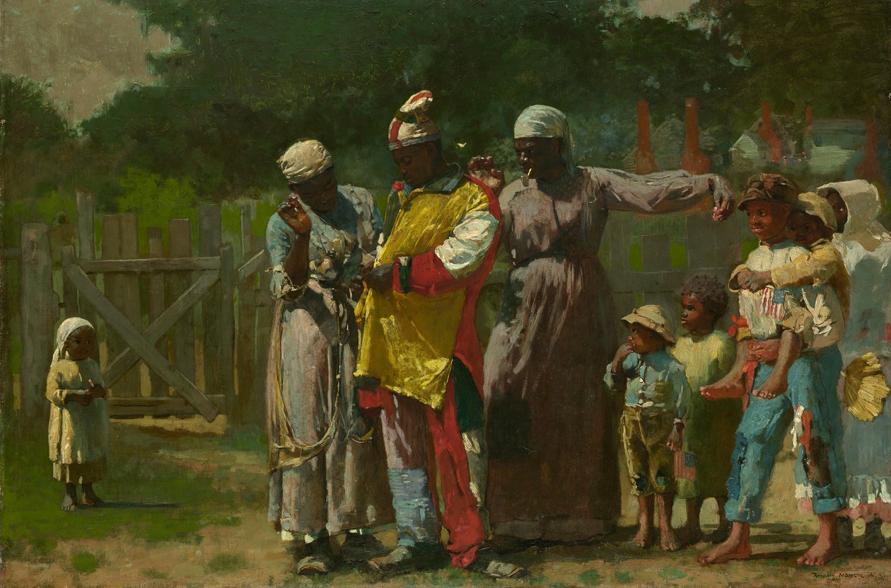 خلع الملابس للكرنفال 1877. بواسطة وينسلو هومر