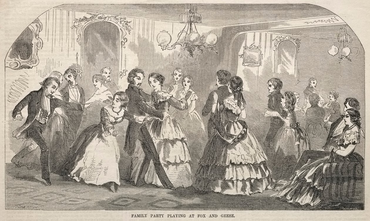 حفلة عائلية تلعب في فوكس وجيز ، 1857. بواسطة وينسلو هومر