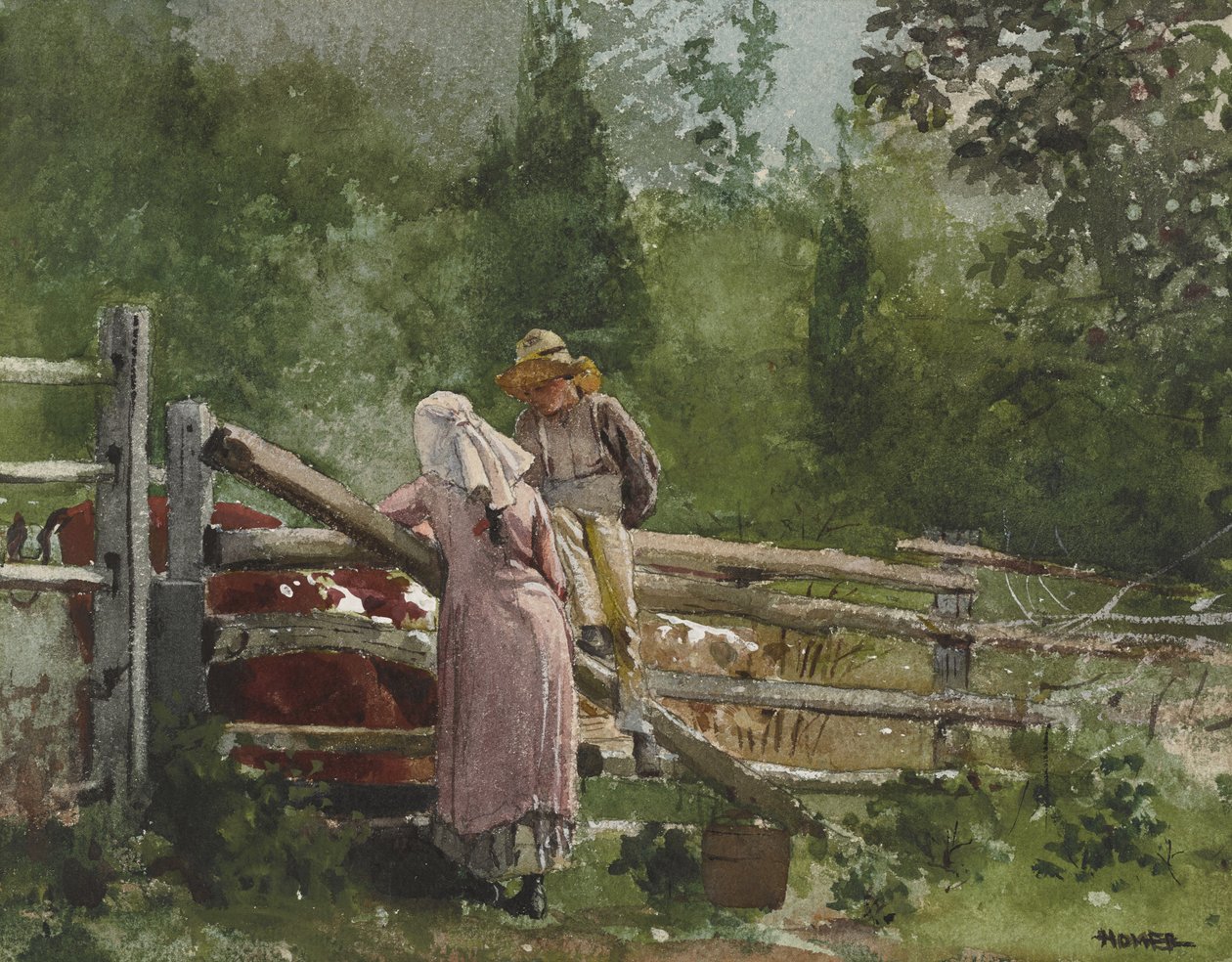 وقت التغذية ، 1878 بواسطة وينسلو هومر