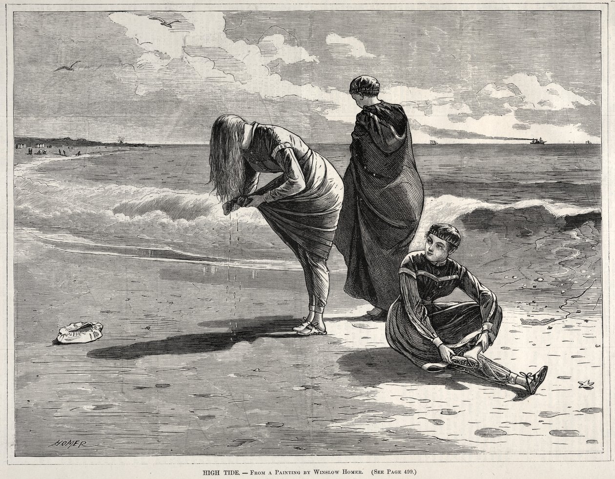 المد العالي ، 1870. بواسطة وينسلو هومر