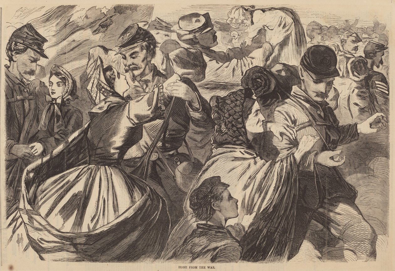 الصفحة الرئيسية من الحرب ، تم نشره عام 1863. بواسطة وينسلو هومر