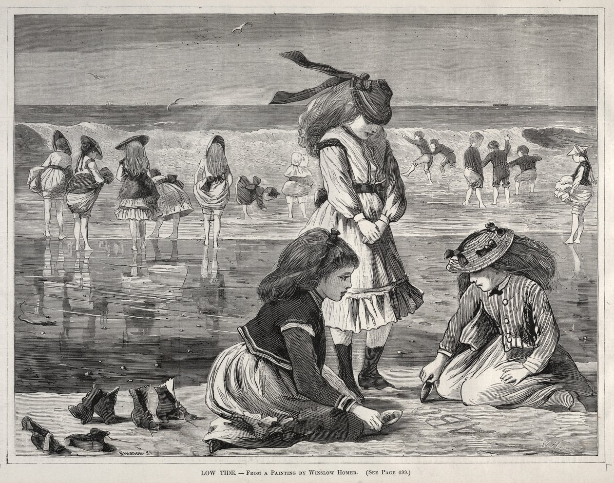 لو تايد ، 1870. بواسطة وينسلو هومر
