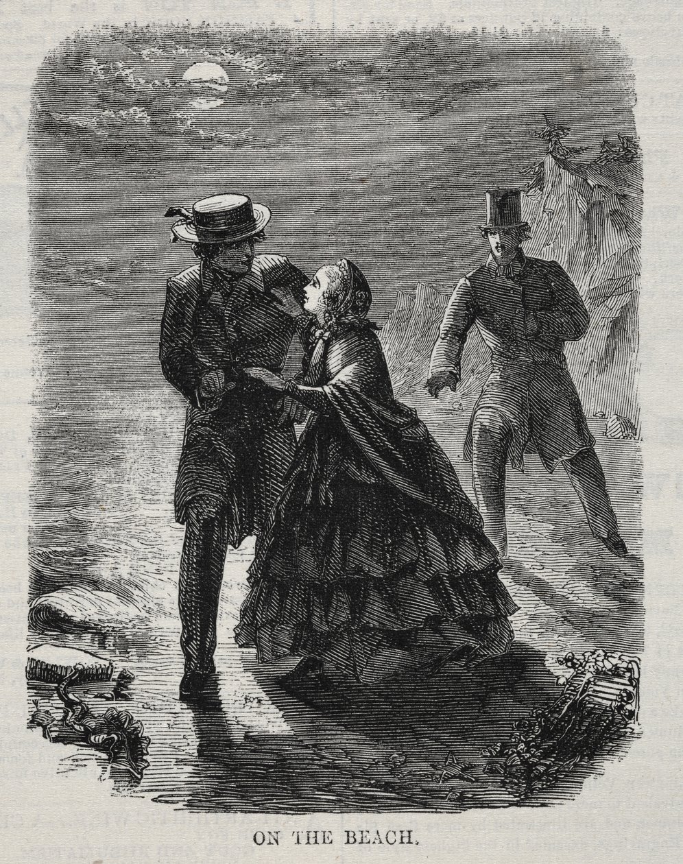 على الشاطئ ، 1860. بواسطة وينسلو هومر