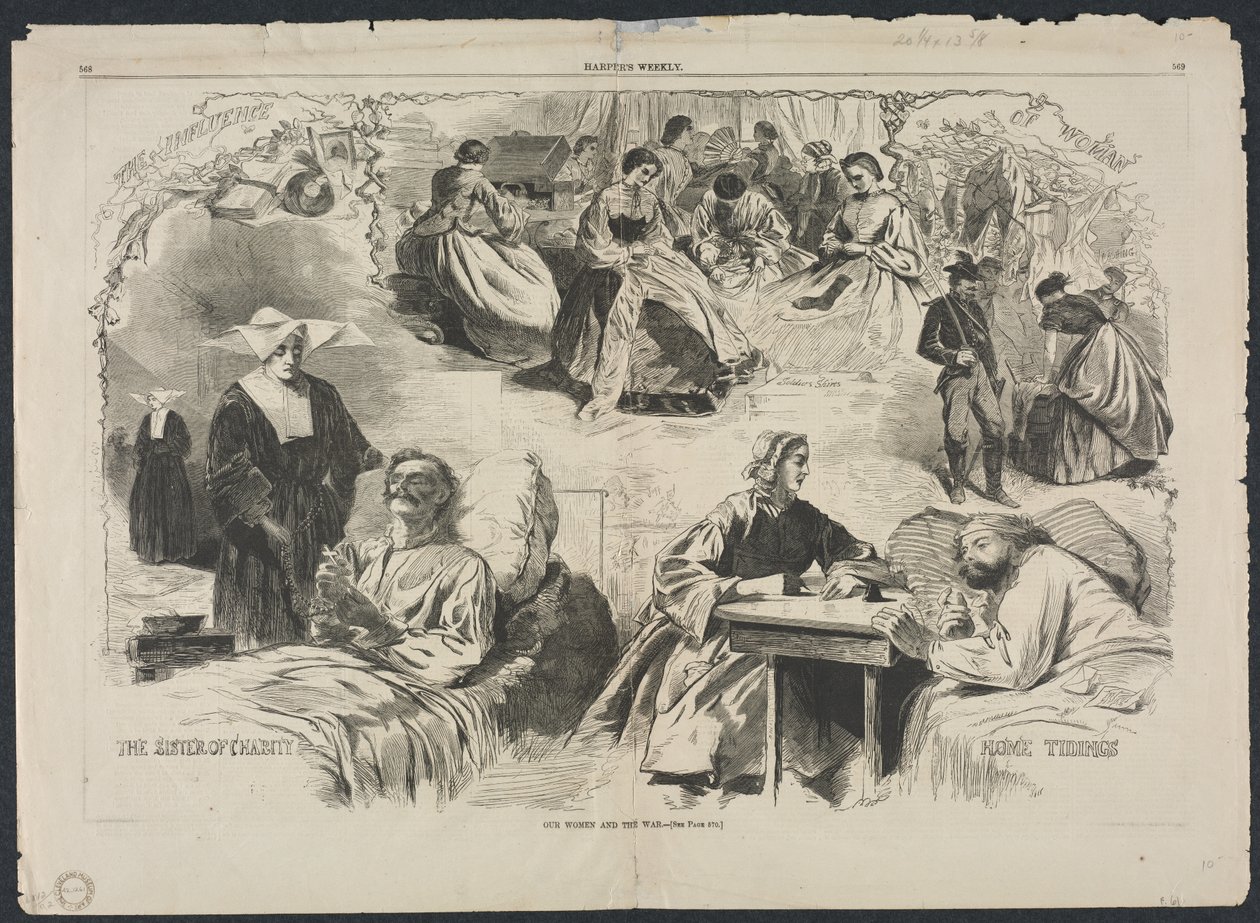 نسائنا والحرب ، 1862. بواسطة وينسلو هومر