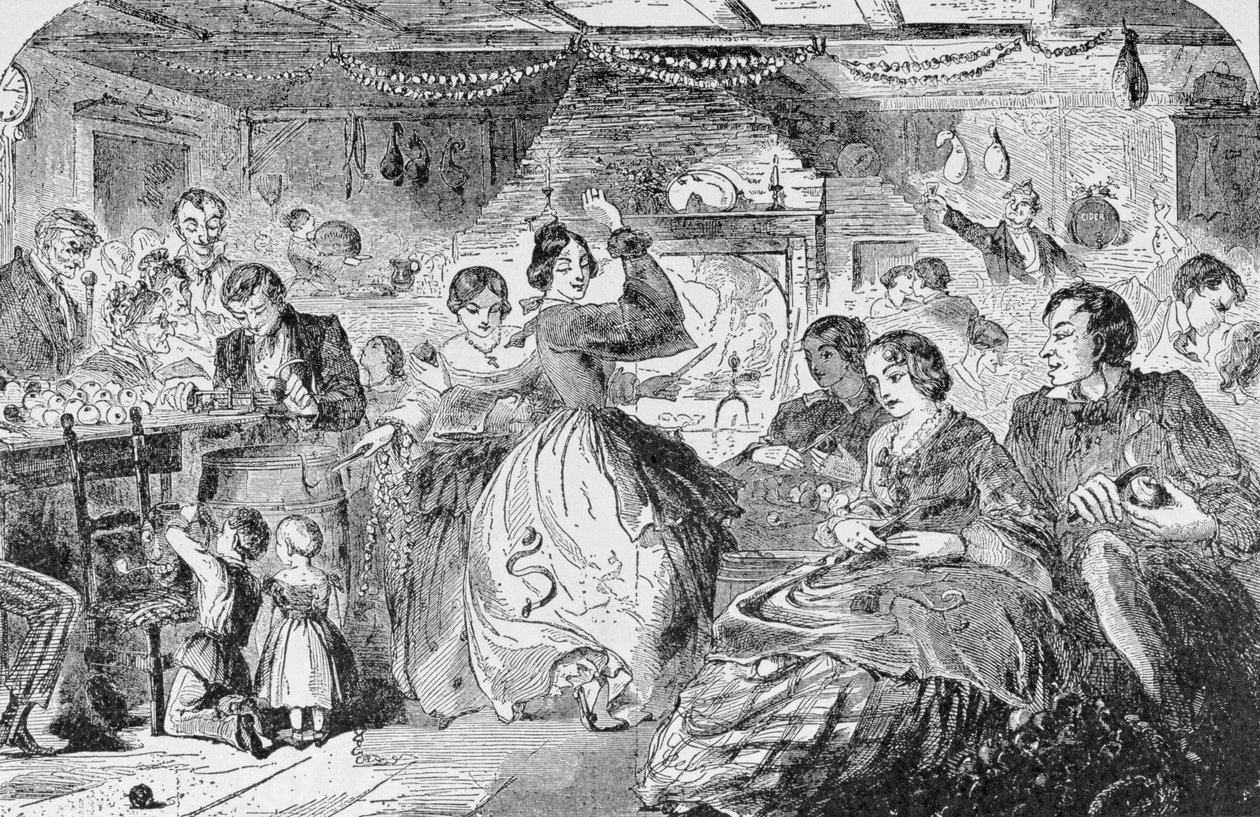 نحلة التفاح ، رسم توضيحي من "هاربر ويكلي" ، 1859 ، من "ملكة أمريكا ، المجلد 3" ، رالف هنري غابرييل ، 1926 بواسطة وينسلو هومر