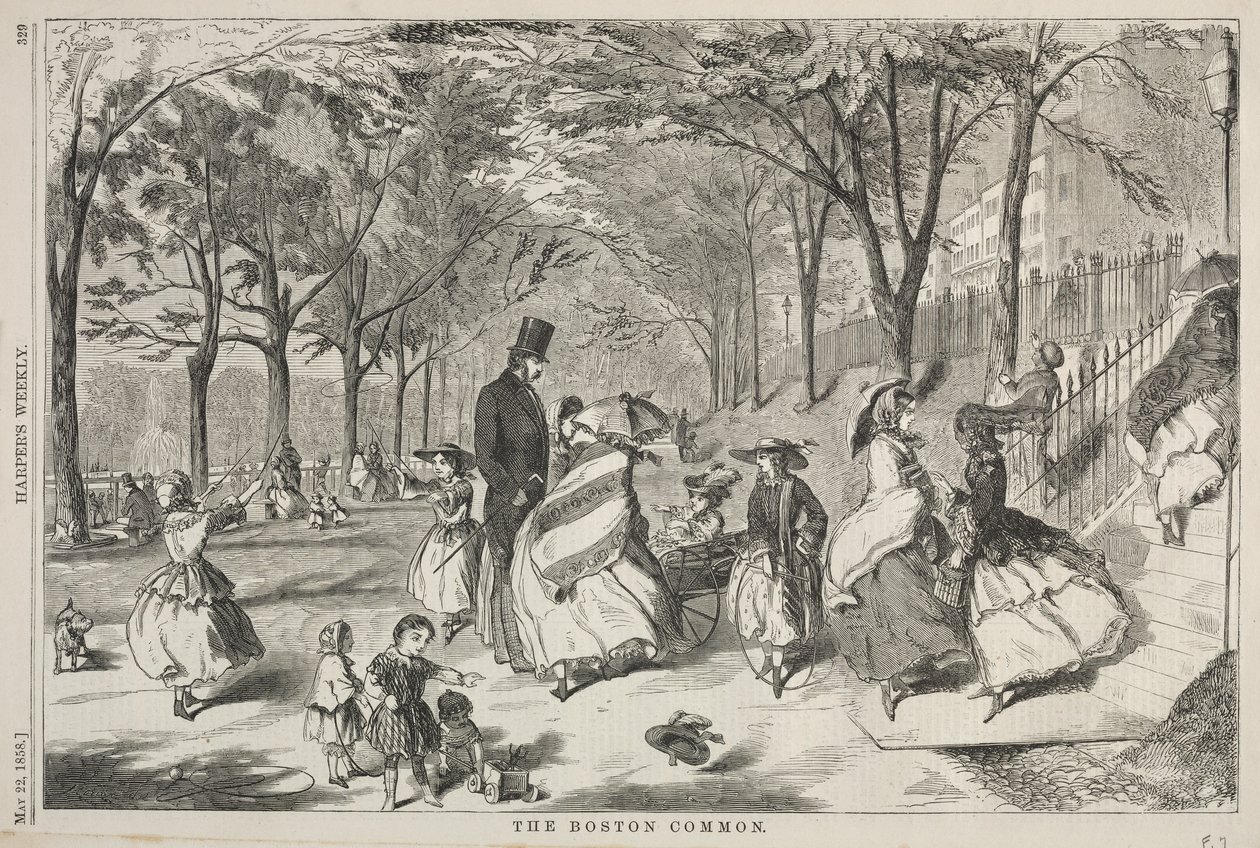بوسطن كومون ، 1858. بواسطة وينسلو هومر
