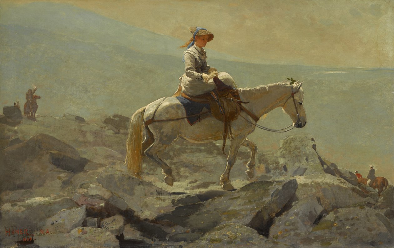 طريق اللجام ، الجبال البيضاء ، 1868 بواسطة وينسلو هومر