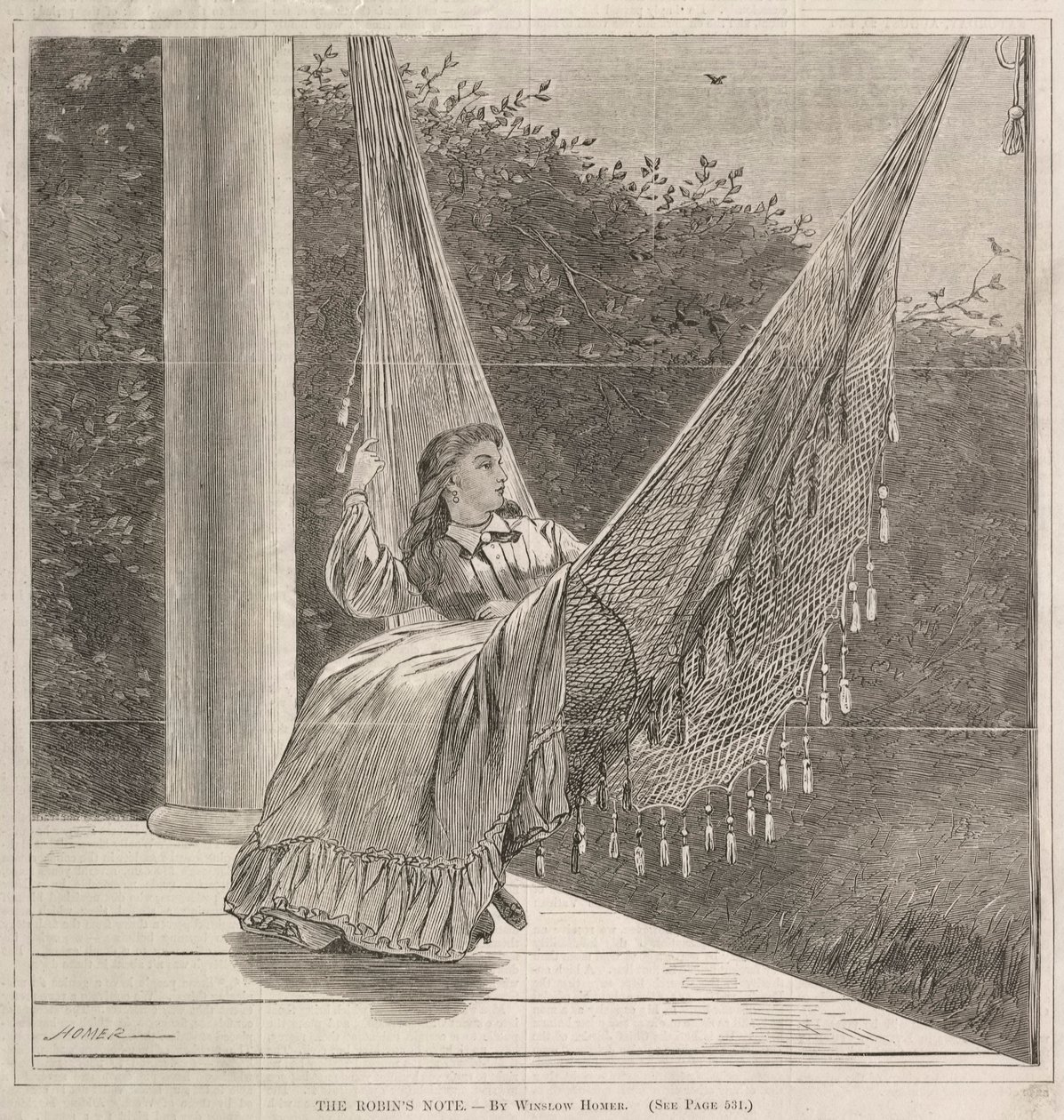 ملاحظة روبينز ، 1870. بواسطة وينسلو هومر