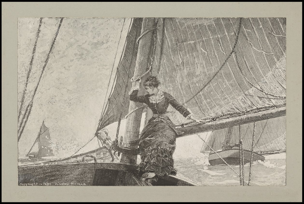 فتاة اليخوت ، 1880 بواسطة وينسلو هومر