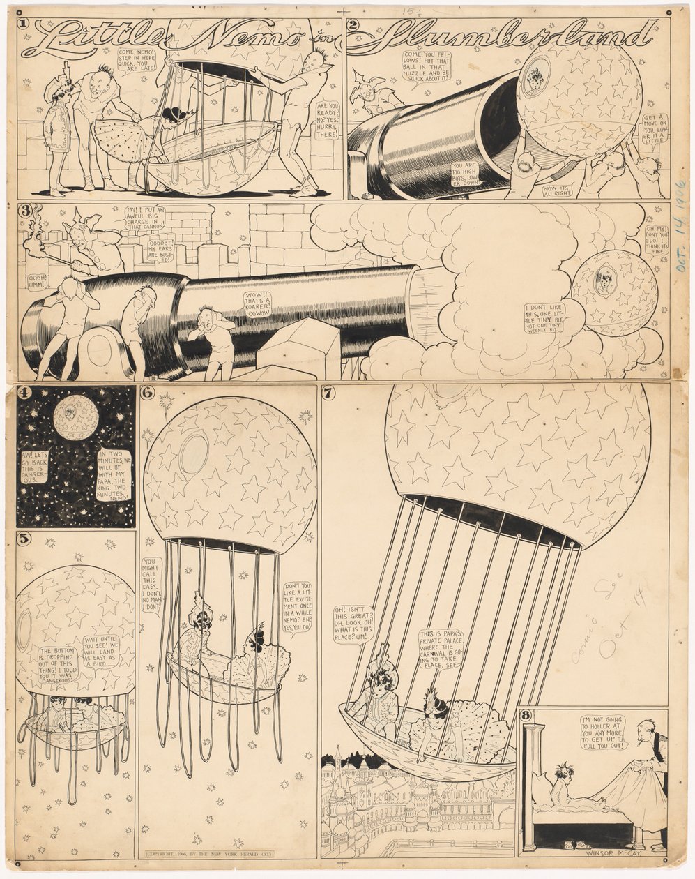 Little Nemo في Slumberland: "لا أحب هذا ، جزء صغير جدًا ، وليس قطعة صغيرة واحدة" بواسطة وينسور ماكاي