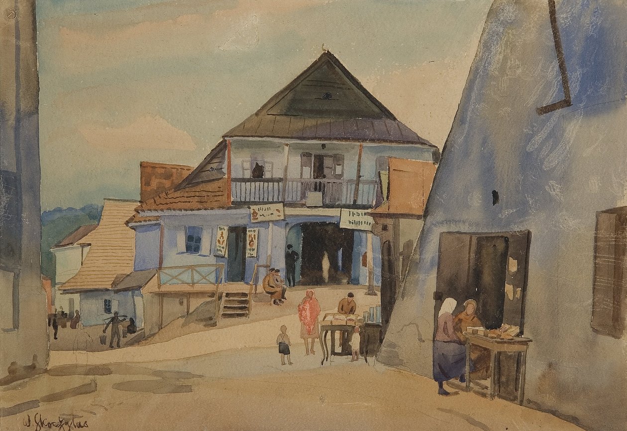 ساحة السوق في Kazimierz nad Wis بواسطة فلاديسلاف سكوكزيلاس