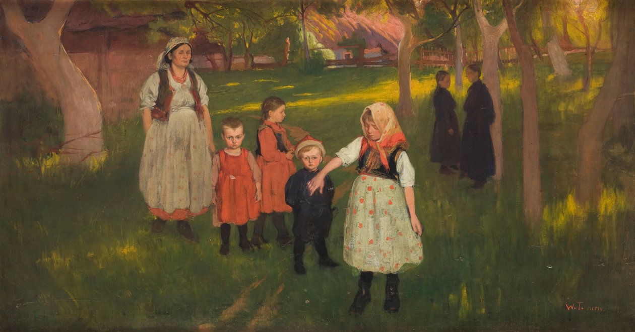 المقتنيات أو عائلة الفنان بواسطة Wlodzimierz Tetmajer