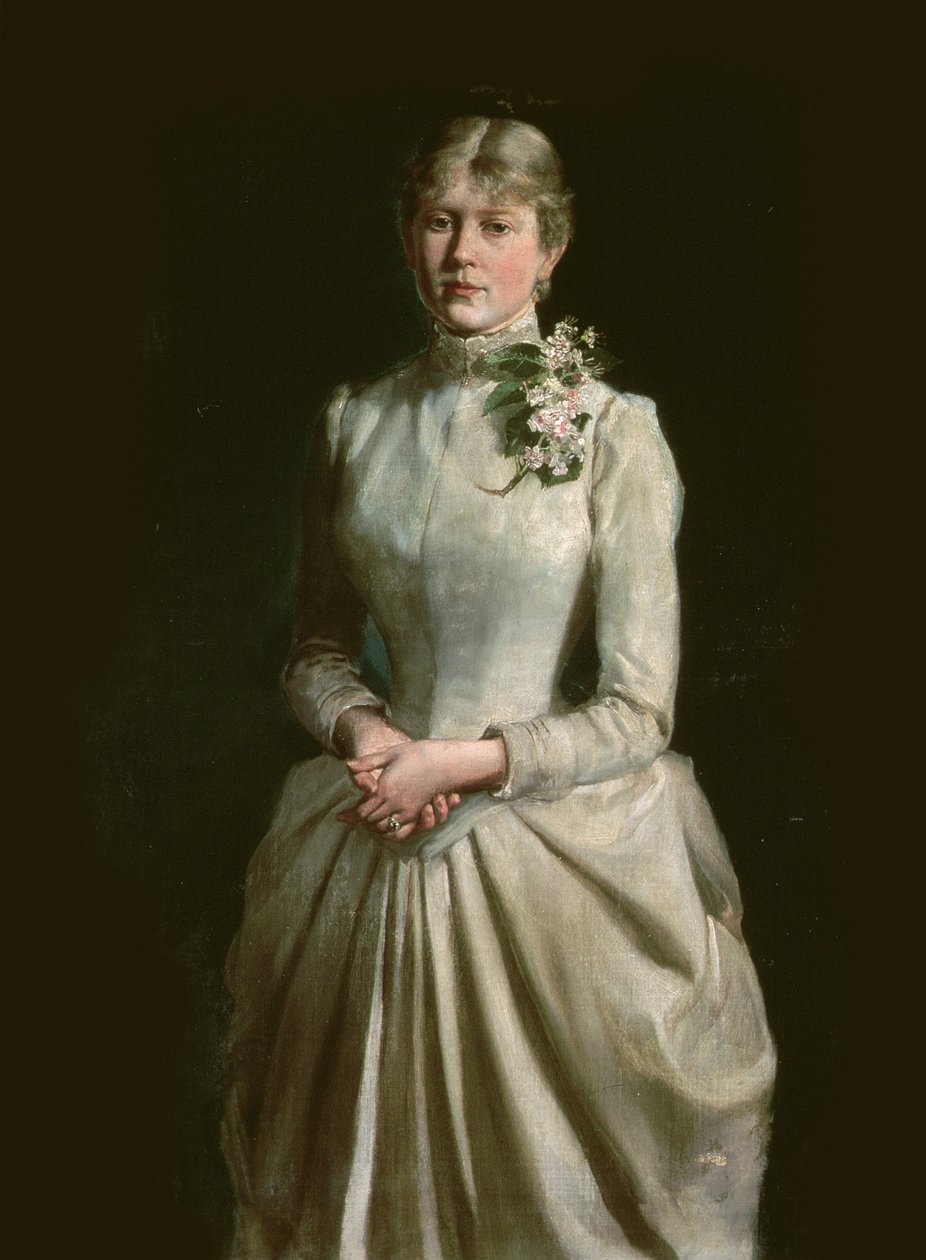 صورة زوجة الفنانة ماري 1884 بواسطة Wojciech Kossak