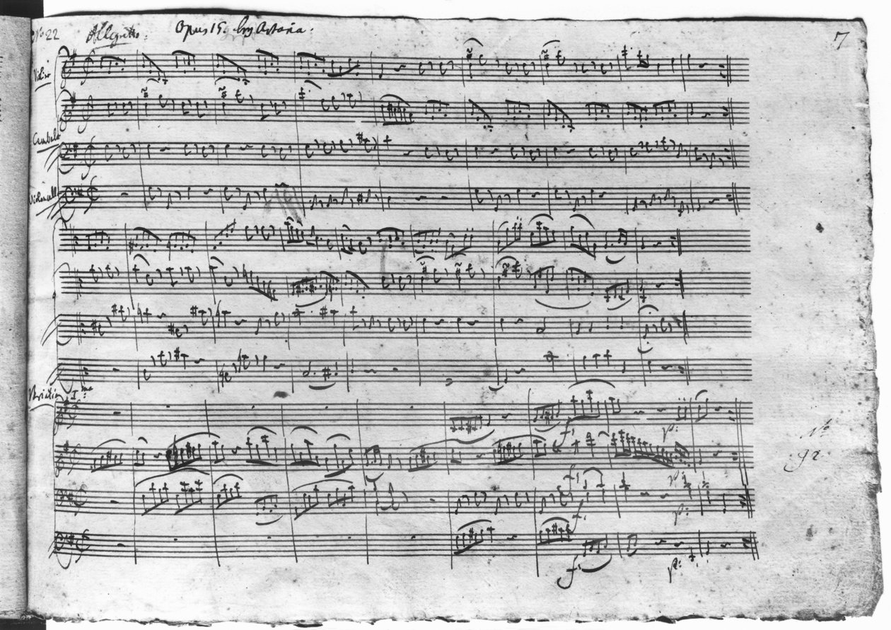 الثلاثي في G الرائد للكمان ، و harpsichord و violoncello (K 496) 1786 (الصفحة 13) بواسطة فولفغانغ أماديوس موزارت