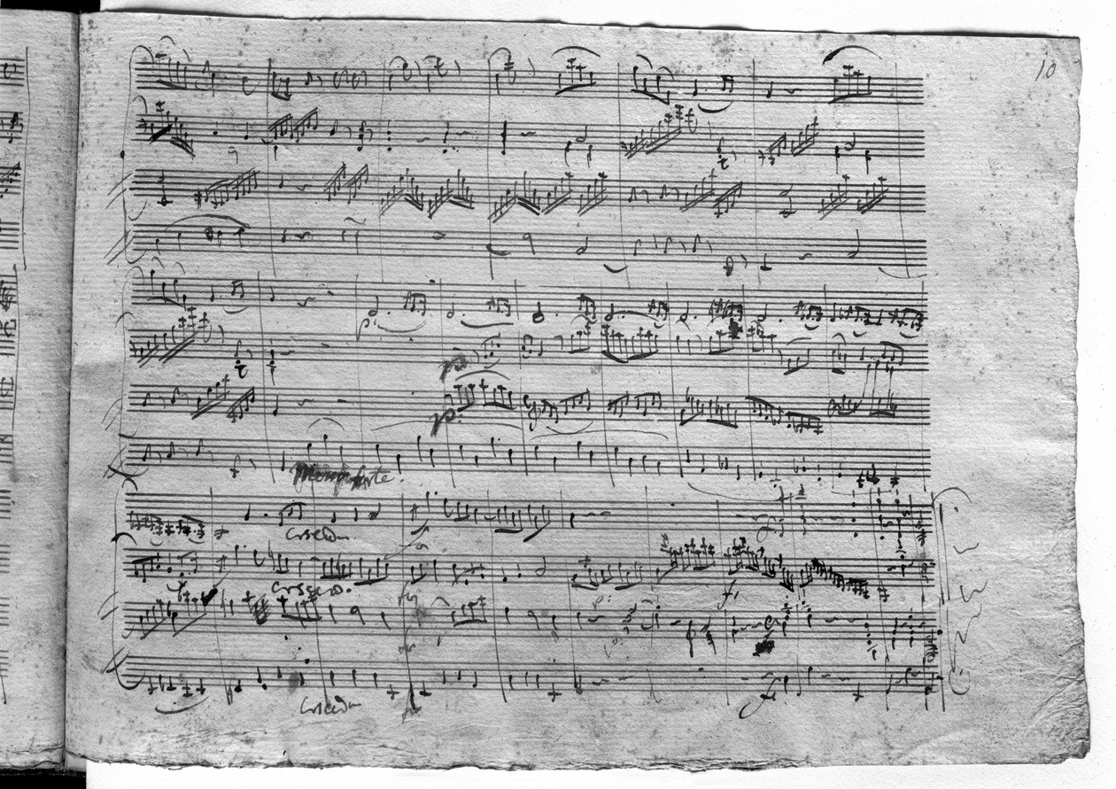 الثلاثي في G الرائد للكمان ، و harpsichord و violoncello (K 496) 1786 (الصفحة 19) بواسطة فولفغانغ أماديوس موزارت