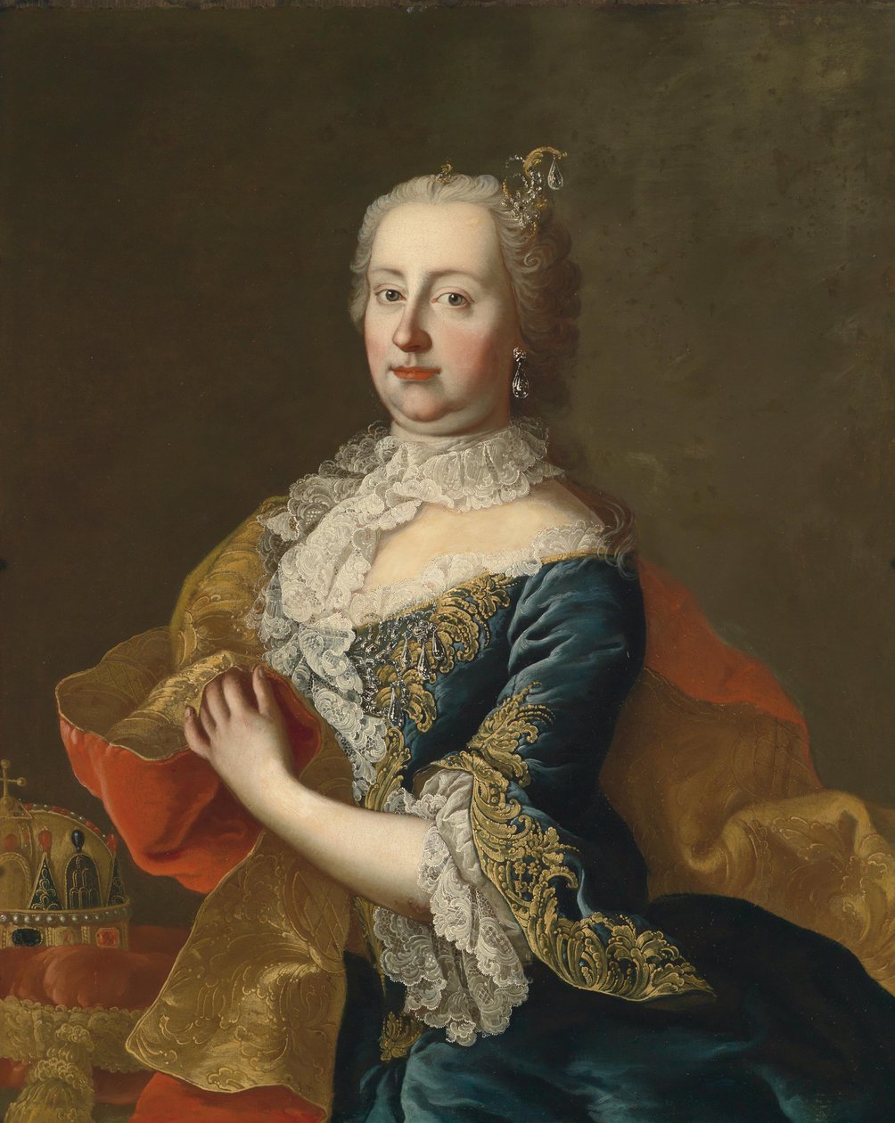 صورة ماريا تيريزا (1717-1780) بواسطة ورشة عمل مارتن فان ميتينز