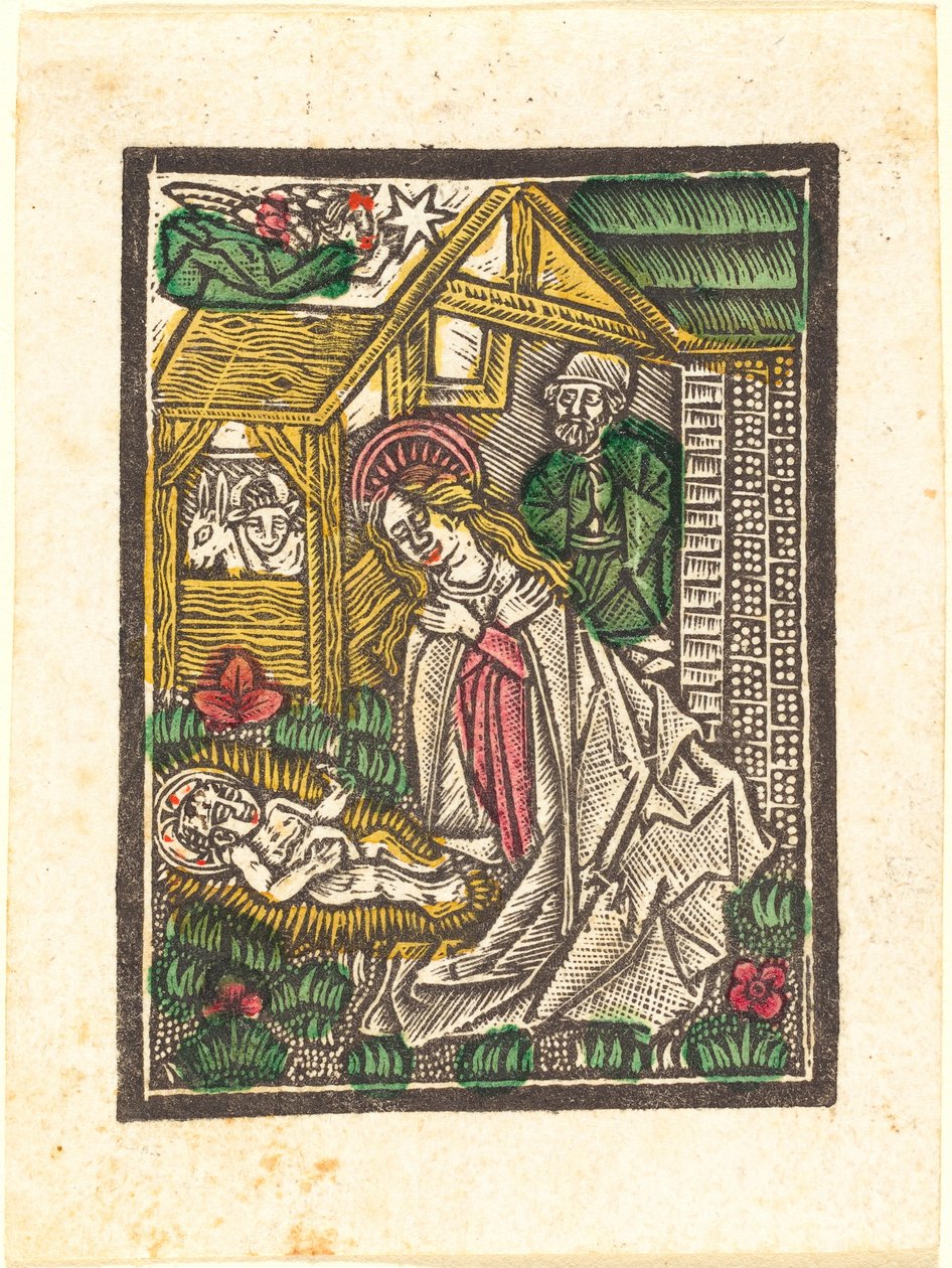 الميلاد ، ج. 1480. بواسطة ورشة عمل سيد آخن مادونا