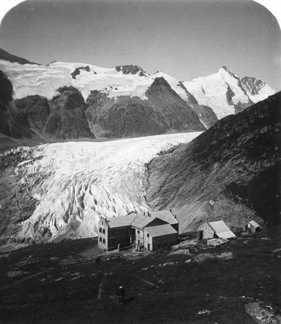 Glocknerhaus، Grossglockner، Austria، c1900s. بواسطة ورتهل وأولاده