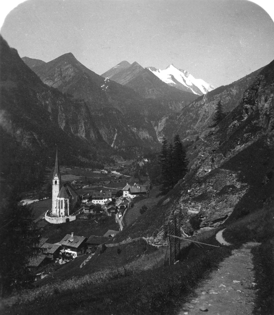 Heiligenblut and Grossglockner، Austria، c1900s. بواسطة ورتهل وأولاده